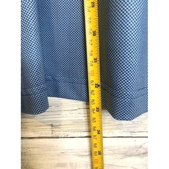 Callaway Mens Opti-Dri XL Polo Shirt Blue Striped Short Sleeve Golf Attire - Picture 5 of 8